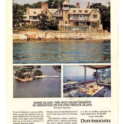 Grand Mansion on Private Island Horse Island