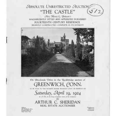 The Castle Brookside Drive Auction Booklet 1
