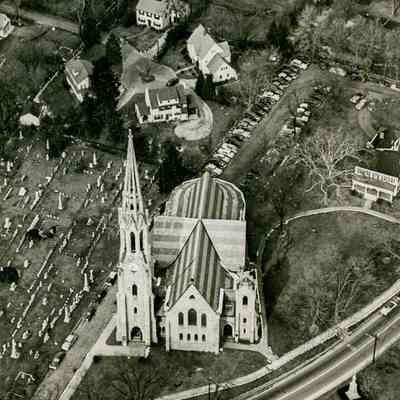 Second Congregational Church Aerial View