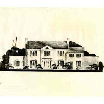 Artist Rendering Fawcett Residence Sawmill Lane