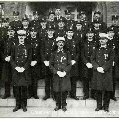 Members of the Sound Beach Fire Department