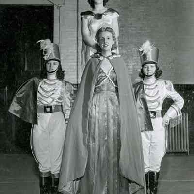 Miss Columbia and Court of Honor