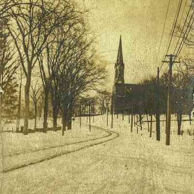 Second Congregational Church in Snow