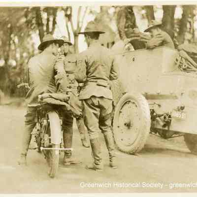 Plattsburg Training Camp Soldiers and Vehicles