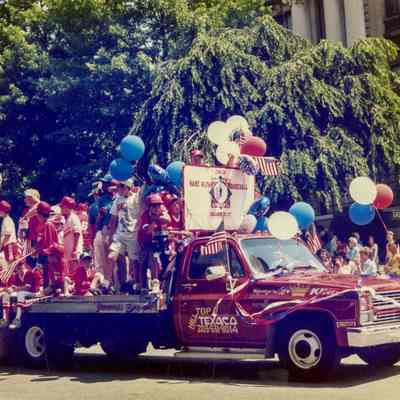 Babe Ruth Baseball Float