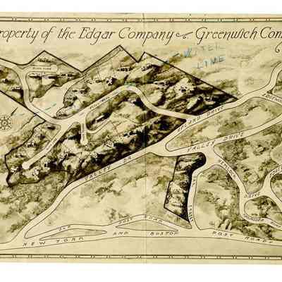 Property of the Edgar Company of Greenwich CT Map