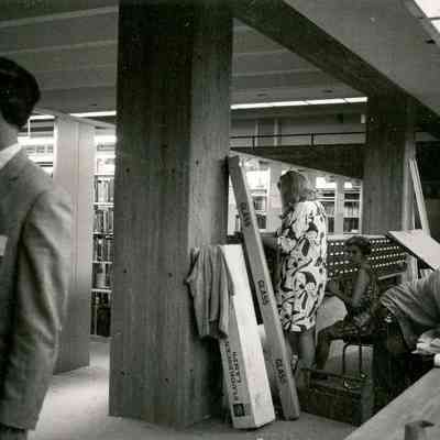 Workers in Greenwich Library