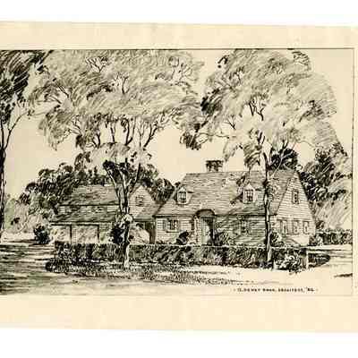 Artist Rendering House Round Hill Road