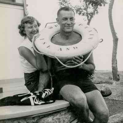 Couple on Wee Captain's Island