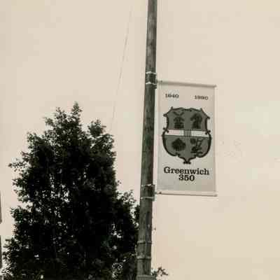 Greenwich 350th Street Sign A
