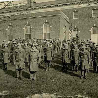 Soldiers at Attention