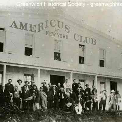 Americus Club Clubhouse (First) with Boss Tweed