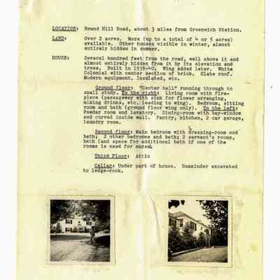 Terbell House Round Hill Road B