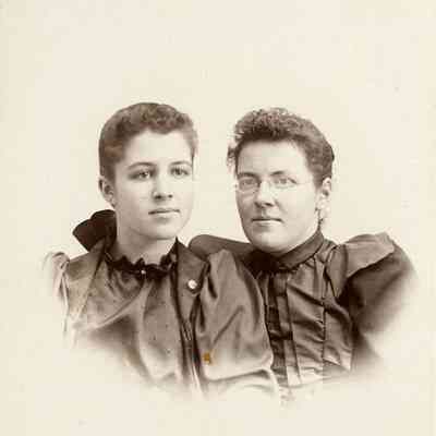 Sarah Haight and Charlotte Haight Wheelock