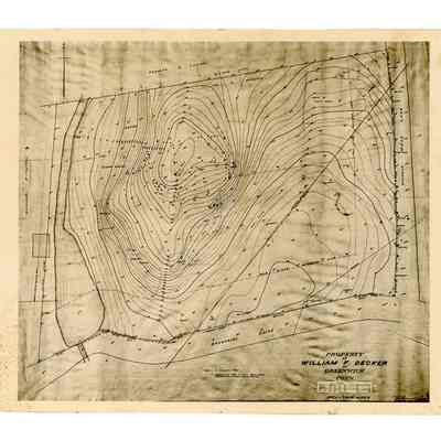 Decker Property Zaccheus Mead Lane Topographical Map