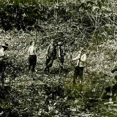 Boy Scouts in the Brook