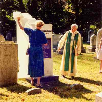 Reverend Chauncey Wilcox Grave Dedication D