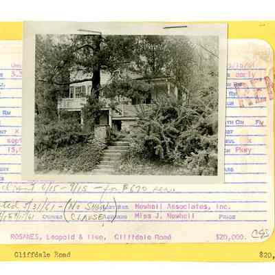 Rosanes Estate Cliffdale Road Info Card