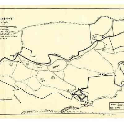 Merribrooke on Mianus River Cognewaugh Road Map