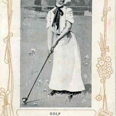Golfer Advertisement