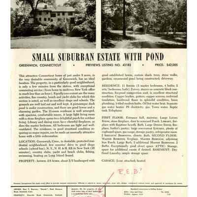Suburban Estate with Pond Glenville Road