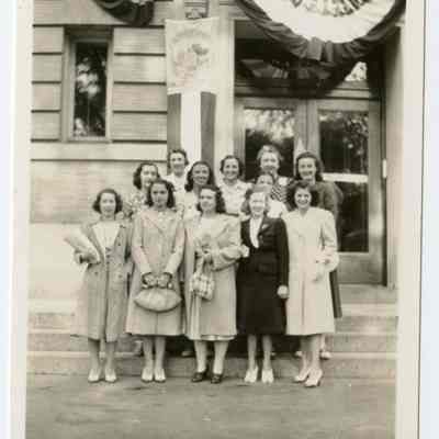 Tax Office Staff in front of Greenwich Town Hall