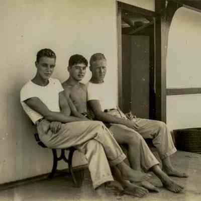 Teenagers at Island Beach