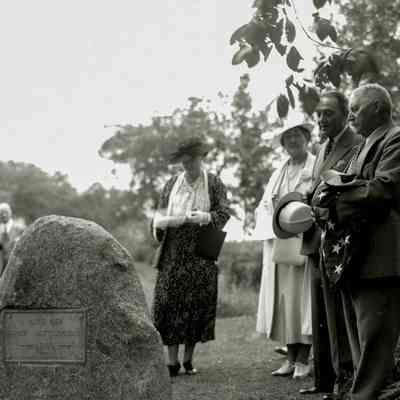 Settlement Monument Dedication A