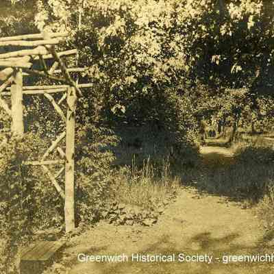 Looking Down Arcadia Road from the Entrance to Birchen Bower