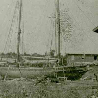 Docked Boat on Mianus River