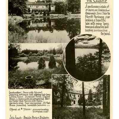 The Cedars Oakley Lane Ad
