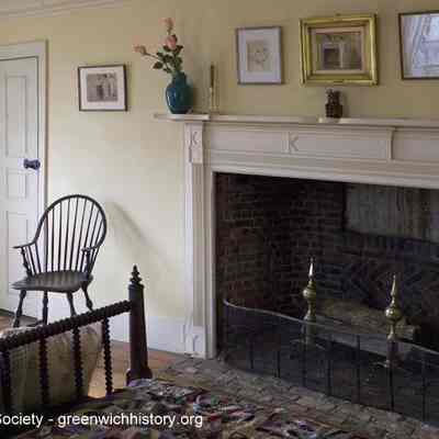 Fireplace in Best Bedroom in Bush-Holley House