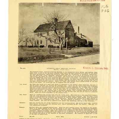 Early American Colonial Round Hill Road
