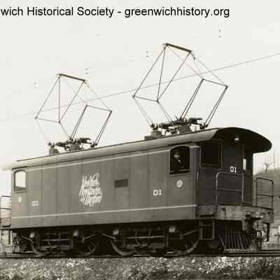 Electric Locomative Car on the NYNH&H Railroad A