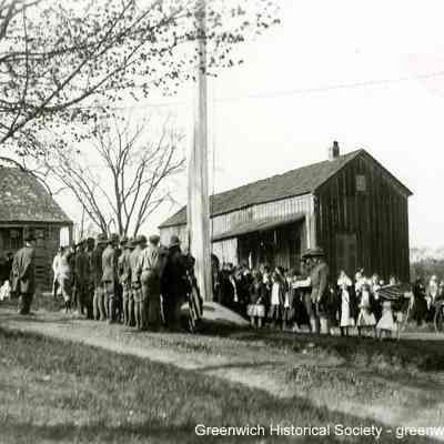 World War I Liberty Pole Flag Raising A