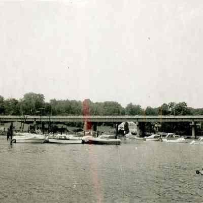 Boats by Cos Cob Bridge