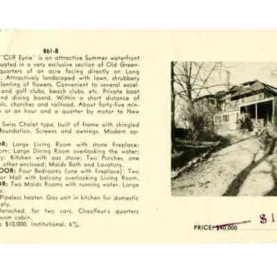 Cliff Eyrie Binney Lane Ad