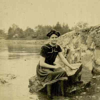Woman on the Rocks