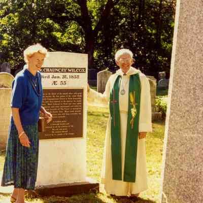 Reverend Chauncey Wilcox Grave Dedication E