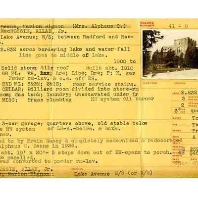 MacRossie Estate Lake Avenue Info Card