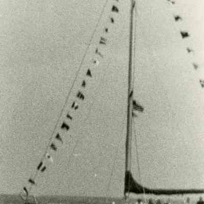 Sailboat with Signal Flags A