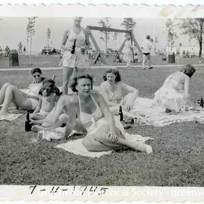 Day at Tod's Point Beach with friends from Electrolux C