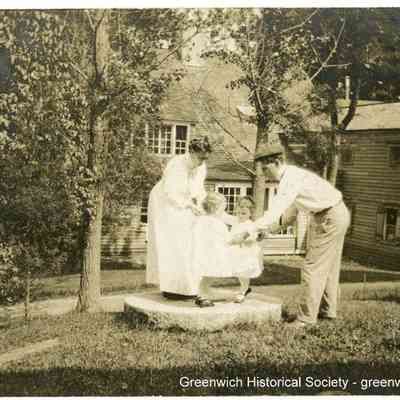MacRae Family Behind Bush-Holley House