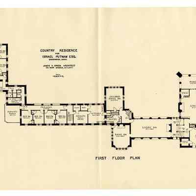 Israel Putnam Residence Hemlock Drive Plan 2