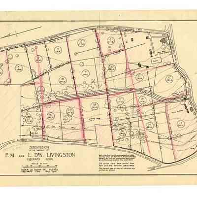 Livingston Subdivision Map Clapboard Ridge Road