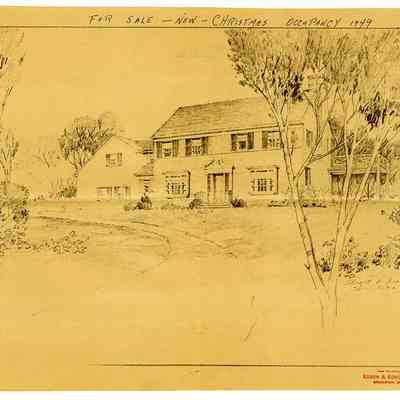 Artist Rendering of a House Pheasant Lane