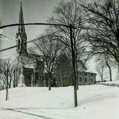Second Congregational Church in Winter