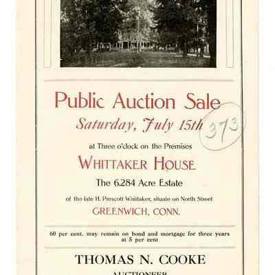 Whittaker Estate Public Auction 1