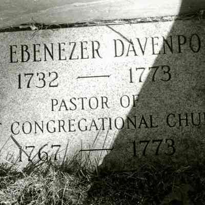 Reverend Ebenezer Davenport Footstone