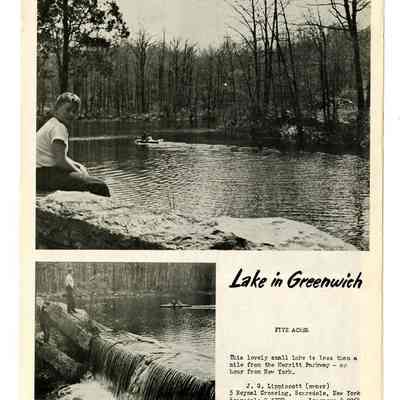 Lake in Greenwich North Porchuck Road 1